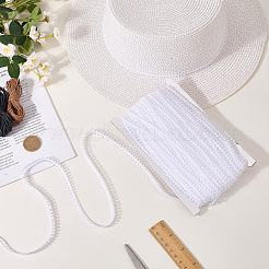 Плетеная кружевная лента из полиэстера OCOR-WH20006-67B