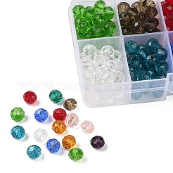 300шт 10 цвета нитей стеклянных бусин EGLA-YW0003-27