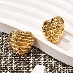 Серьги-гвоздики из нержавеющей стали 304 EJEW-V016-02G-03