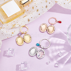 3 шт. подвески-медальоны из нержавеющей стали&nbsp;KEYC-NB00032