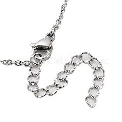 Латунный прозрачный кубический цирконий кабельная цепь улыбающееся лицо облако цветок кулон ожерелья NJEW-B100-06P