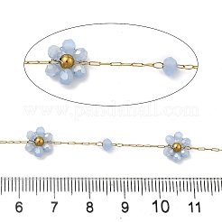 Цепи из нержавеющей стали 304 ручной работы с бусинами&nbsp;CHS-L031-08G-01