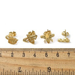 Комплекты сережек из нержавеющей стали 304 EJEW-S248-06G