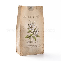 24 stücke 4 stile retro rechteck blume papiertüten&nbsp;CARB-G009-01