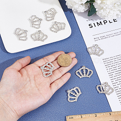 Кабошоны из сплава со стразами&nbsp;FIND-GA0007-48A