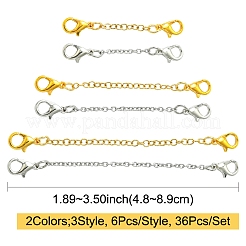 36 шт. Концевые цепи из нержавеющей стали 304 FIND-FS00001