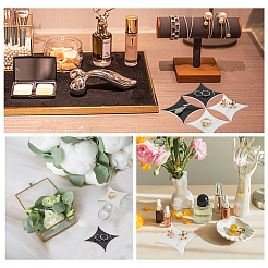 8 шт. 4-х стильные подставки для колец из ПВХ RDIS-GA0001-01