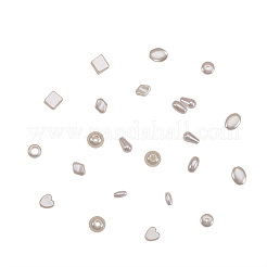 Большое круглое отверстие имитация жемчуг акриловые бусины OACR-CJ0001-09