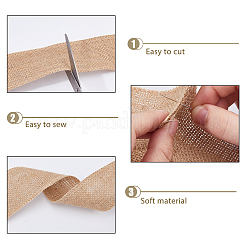 Джутовая лента&nbsp;OCOR-WH0101-128B