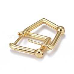Ottone orecchini a cerchio Huggie&nbsp;EJEW-K083-30G