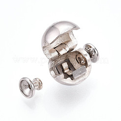 925 серебряная микро-паве прозрачные кубические цирконии европейские застежки STER-T007-140P