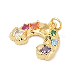 Латунные микро проложить кубического циркония подвески&nbsp;X-KK-U058-40G