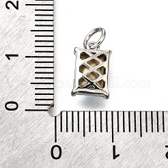 Латунь стекло амулеты KK-V011-36P-B