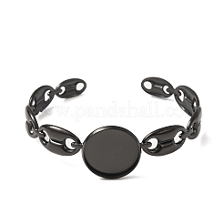 Ébauches de bracelets manchettes en acier inoxydable 304&nbsp;SA-CBA4160-02B-EB