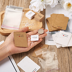 150 шт. 6 бумажные карточки для демонстрации сережек CDIS-BT0001-01