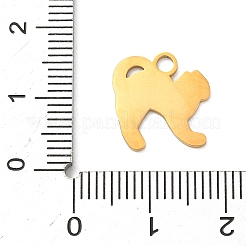 Подвески из нержавеющей стали 304 с эмалью на тему Хэллоуина&nbsp;LS-STAS-Z164-03G-01