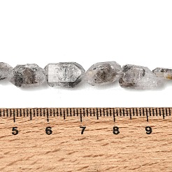 Hilos de cuentas de diamantes herkimer naturales&nbsp;GG-CBA8084-06