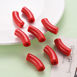 Непрозрачные акриловые бусины MACR-S372-001B-S010