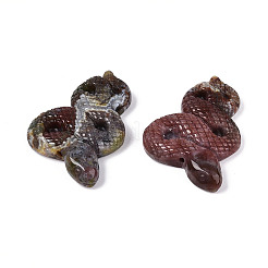 Натуральный индийский агат кобра дисплей украшение&nbsp;G-N348-05E