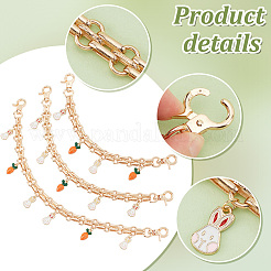 Цепочка для кошелька с подвеской из сплава эмали AJEW-AB00098