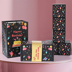 День рождения картонная коробка-сюрприз своими руками подарочная коробка креативные отскакивающие коробки наборы&nbsp;DIY-WH20031-064A