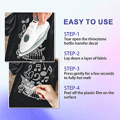 Rhinestone di vetro hotfix&nbsp;DIY-WH0303-821