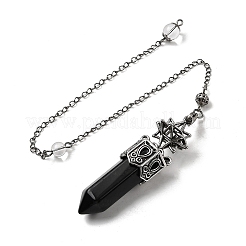 Маятники для биолокации из смешанного камня с ограненными пулями G-B149-14AS