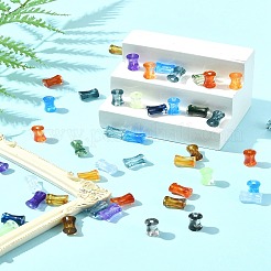 250 шт. прозрачные акриловые бусины градиентного цвета&nbsp;OACR-FS0001-93