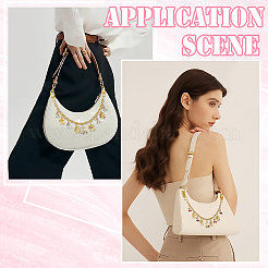 2 шт. 2 стиля латунных сумочных декоративных цепочек&nbsp;PURS-SC0001-03