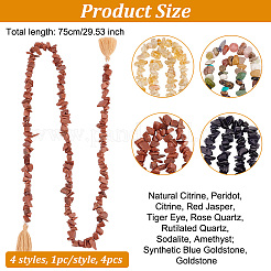 Подвесные украшения из драгоценных камней HJEW-AB00564