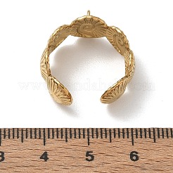 Anillo abierto para brazalete de acero inoxidable 304&nbsp;SA-CBA37BC-08B-G