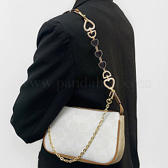 4 шт. 2 цвета сплав эмаль сердце ссылка ремешок удлинитель для кошелька&nbsp;PURS-CP0001-01