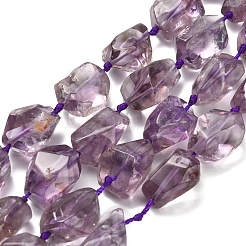 Природный аметист нитей бисера G-L634-C01-01