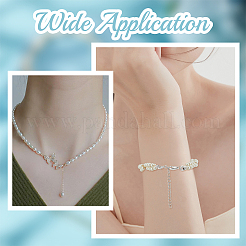 120 шт. 3 стиля удлинитель цепи из нержавеющей стали 304&nbsp;STAS-BBC0008-73S