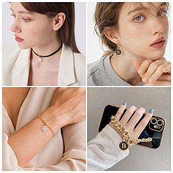 52 шт. 52 стиля буква a~z сплав эмалированные подвески&nbsp;ENAM-TA0003-12