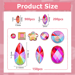 Акриловый кабошоны со стразами DIY-HS0001-63A