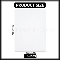 150 Stück rechteckiges Bügelpapier zum Basteln von Bügelperlen&nbsp;DIY-BC0016-82