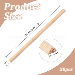 Bâtonnets en bois&nbsp;DIY-WH0430-360A