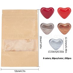 250 шт. 5 цвета сургучных частиц DIY-CP0005-46B