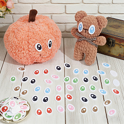 72 par de parches de tela para coser con fieltro de ojos de 6 colores&nbsp;PATC-NB0001-70