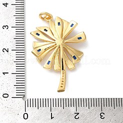 Cremagliera placcatura micro ottone spianare pendenti zirconi&nbsp;KK-U022-03G