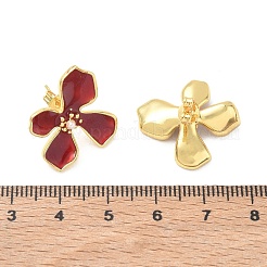 Pendientes de latón esmaltado para mujer&nbsp;KK-CBA760A-11G-06