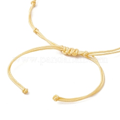 Синтетические вишневые кварцевые стеклянные круглые бусины плетеные браслеты из бусин для женщин&nbsp;BJEW-JB11980