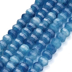 Chapelets de perles de jade blanche naturelle&nbsp;GG-CBA9106-03C