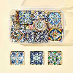 1 пакетик стеклянных кабошонов GGLA-FS0001-19B