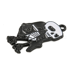 Pendenti smaltati in lega di halloween&nbsp;ENAM-M220-02E-B