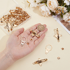 8 сумка пряжка из сплава карабин клипса кнопка для одежды кнопка AJEW-BC0008-76