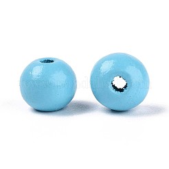 Круглые бусины из натурального дерева схима WOOD-A018-8mm-09