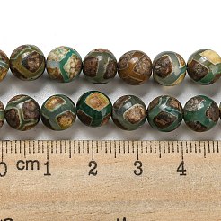 Tibetischen Stil dzi Perlen Stränge&nbsp;G-P526-D09-02
