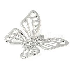 Подвески-бабочки из полой нержавеющей стали 304&nbsp;STAS-L293-16B-P